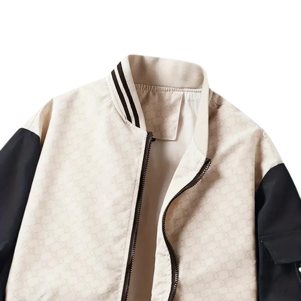 Lässige Slim-Fit Baseballjacke für Herren