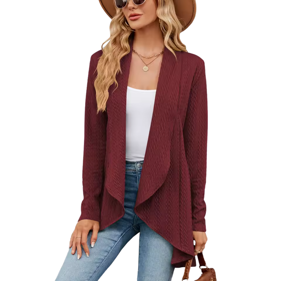 Offener Damen-Cardigan aus Strick