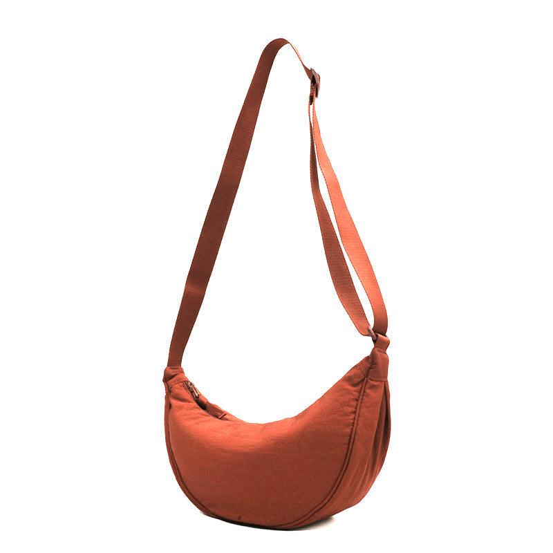 Geräumige Nylon-Umhängetasche für Damen