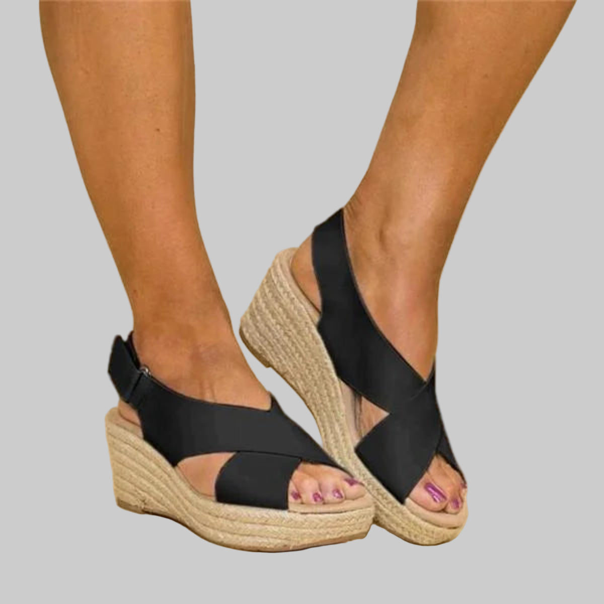 Espadrilles mit Keilabsatz für Damen