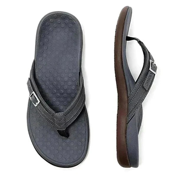 Gepolsterte Zehentrenner-Sandalen für Damen