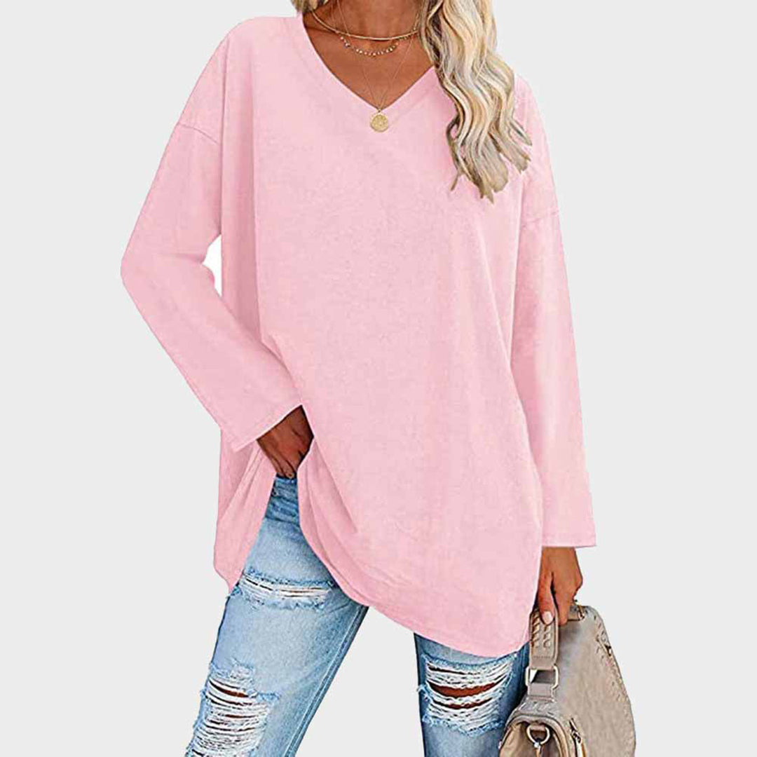 Elegantes Langarm-Top mit Femininem Schnitt
