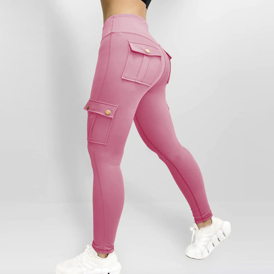 Elegante Slim-Fit-Hose mit hohem Bund