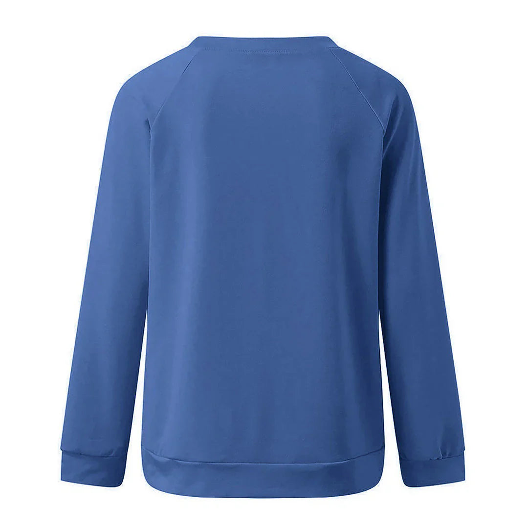 Elegantes Damen-Sweatshirt mit Just Breathe Print