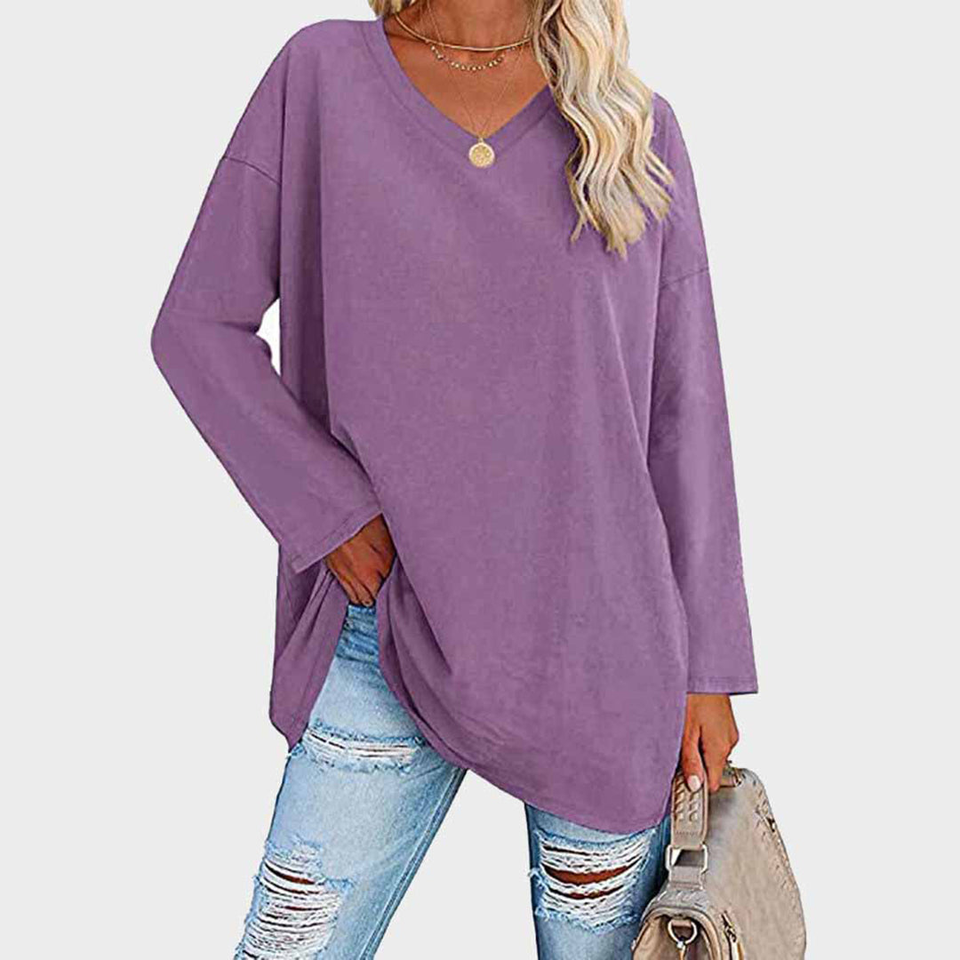 Elegantes Langarm-Top