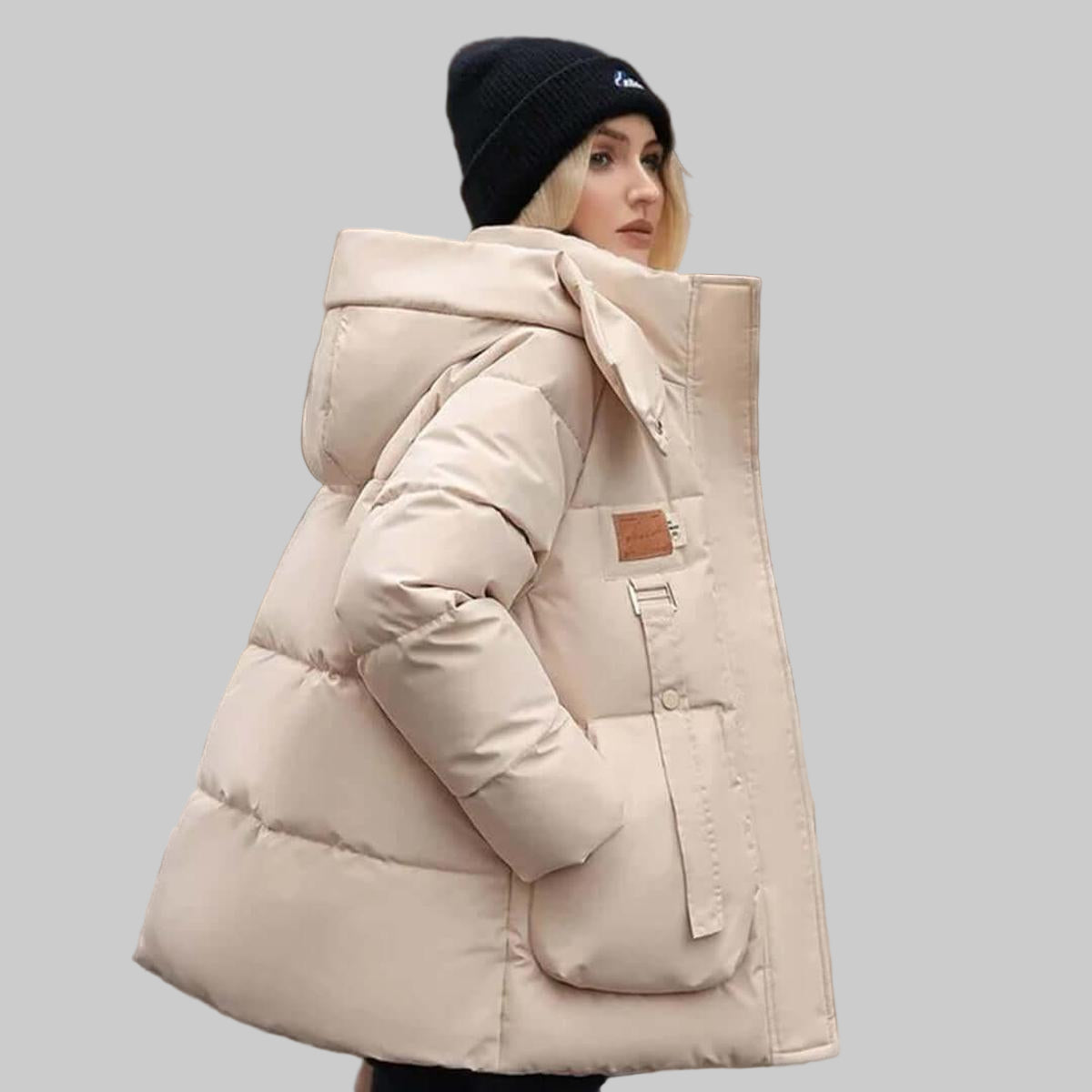 Steppjacke mit Kapuze für Damen
