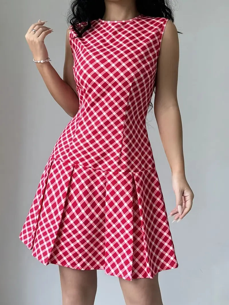 Modisches Sommerkleid - ärmellos, A-Linien-Passform, bequem & elegant für jeden Anlass