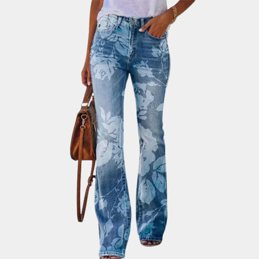 Damen-Flared-Hose mit schmeichelhafter Passform und stilvollem Design