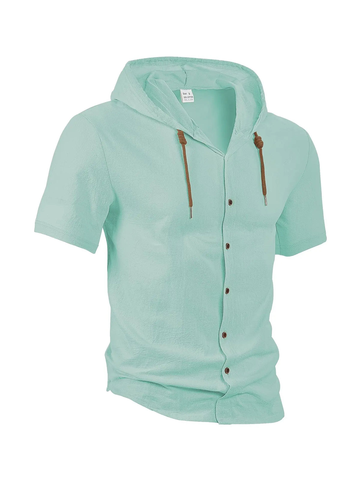 Herren Elegantes Leichtes Kapuzenhemd