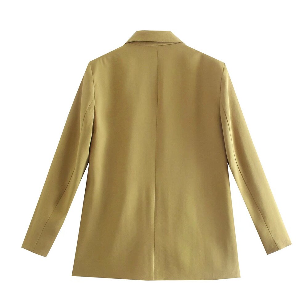 Zweireihiger Damen-Blazer mit Reverskragen