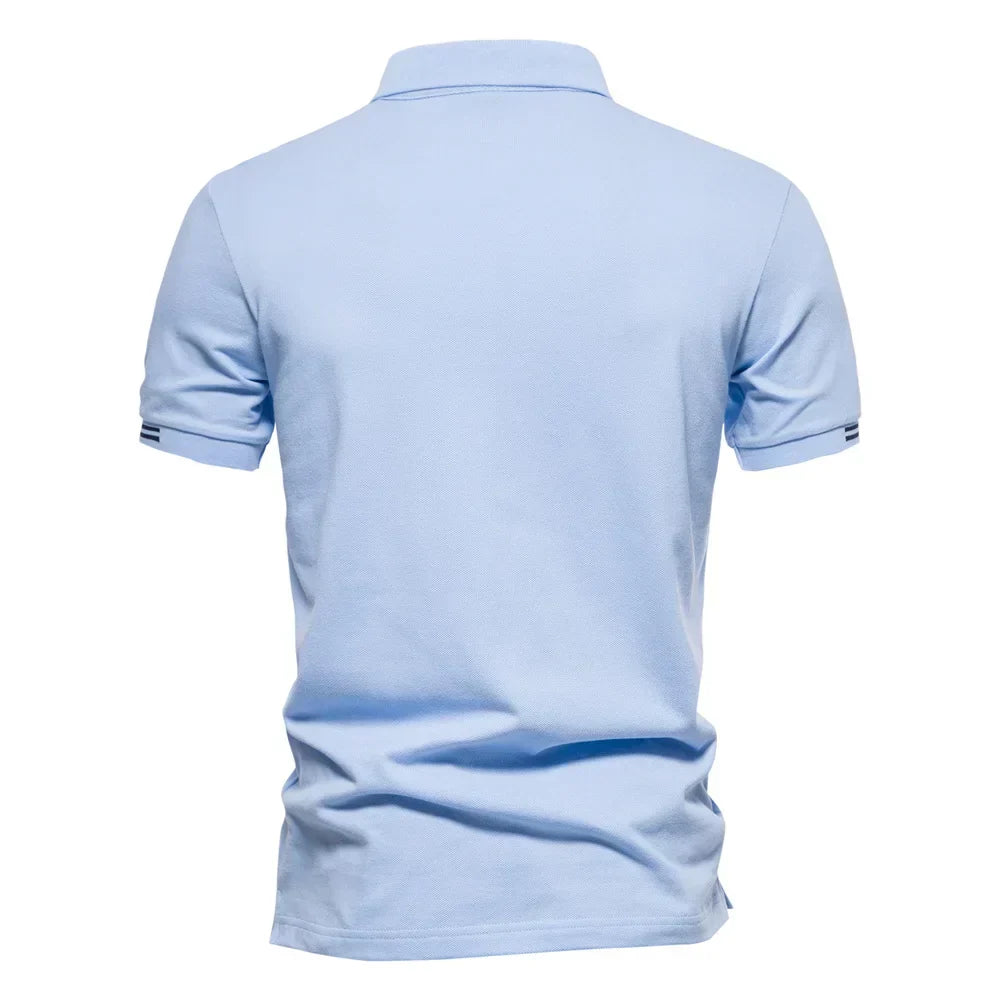 Herren Lässiges Klassisches Polohemd