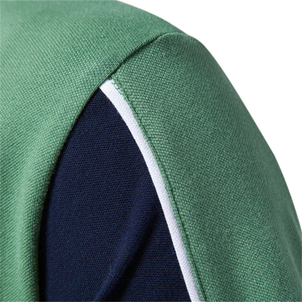 Herren Elegantes Klassisches Frühlings-Poloshirt