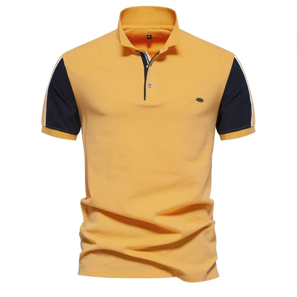 Herren Elegantes Klassisches Frühlings-Poloshirt