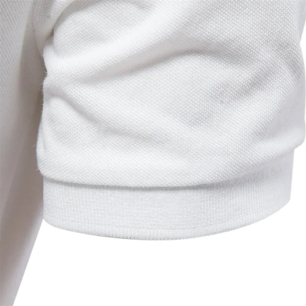 Herren Klassisches Poloshirt mit Knopfleiste