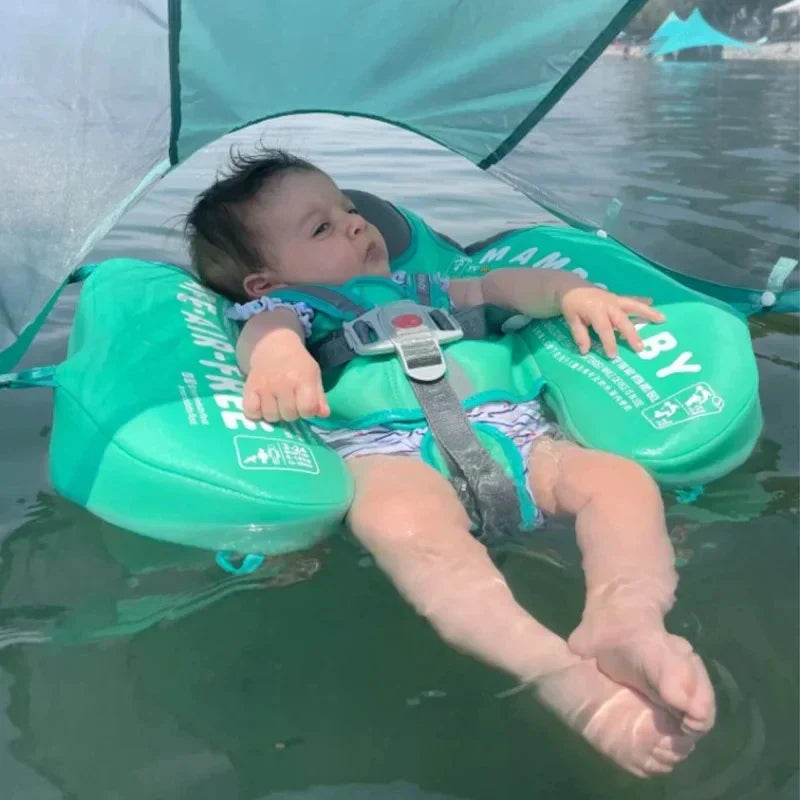 Schwimmring für Babys und Kleinkinder mit Sonnenschutz