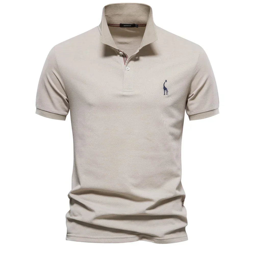 Herren Klassisches Poloshirt mit Knopfleiste