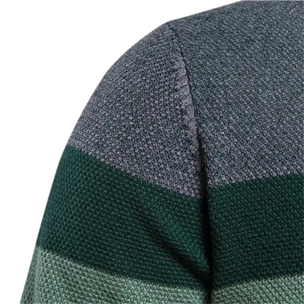Herren Eleganter Feinstrickpullover mit Rippbündchen
