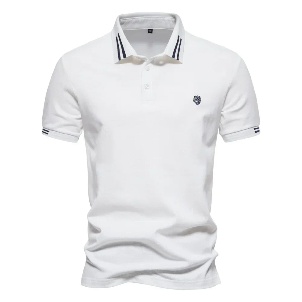 Herren Lässiges Klassisches Polohemd