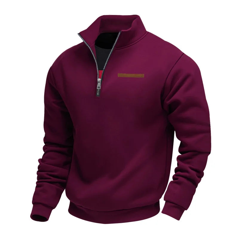 Herren Lässiges Sweatshirt mit Langarm
