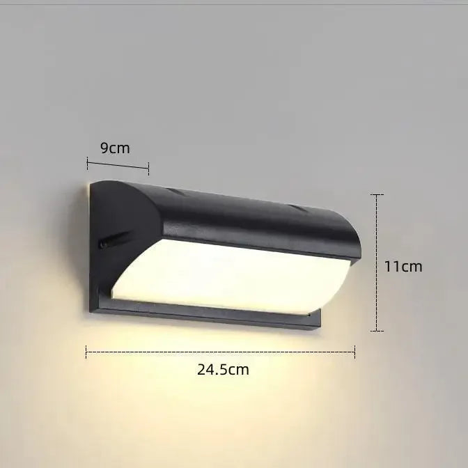 LED-Außenwandleuchte mit Bewegungsmelder