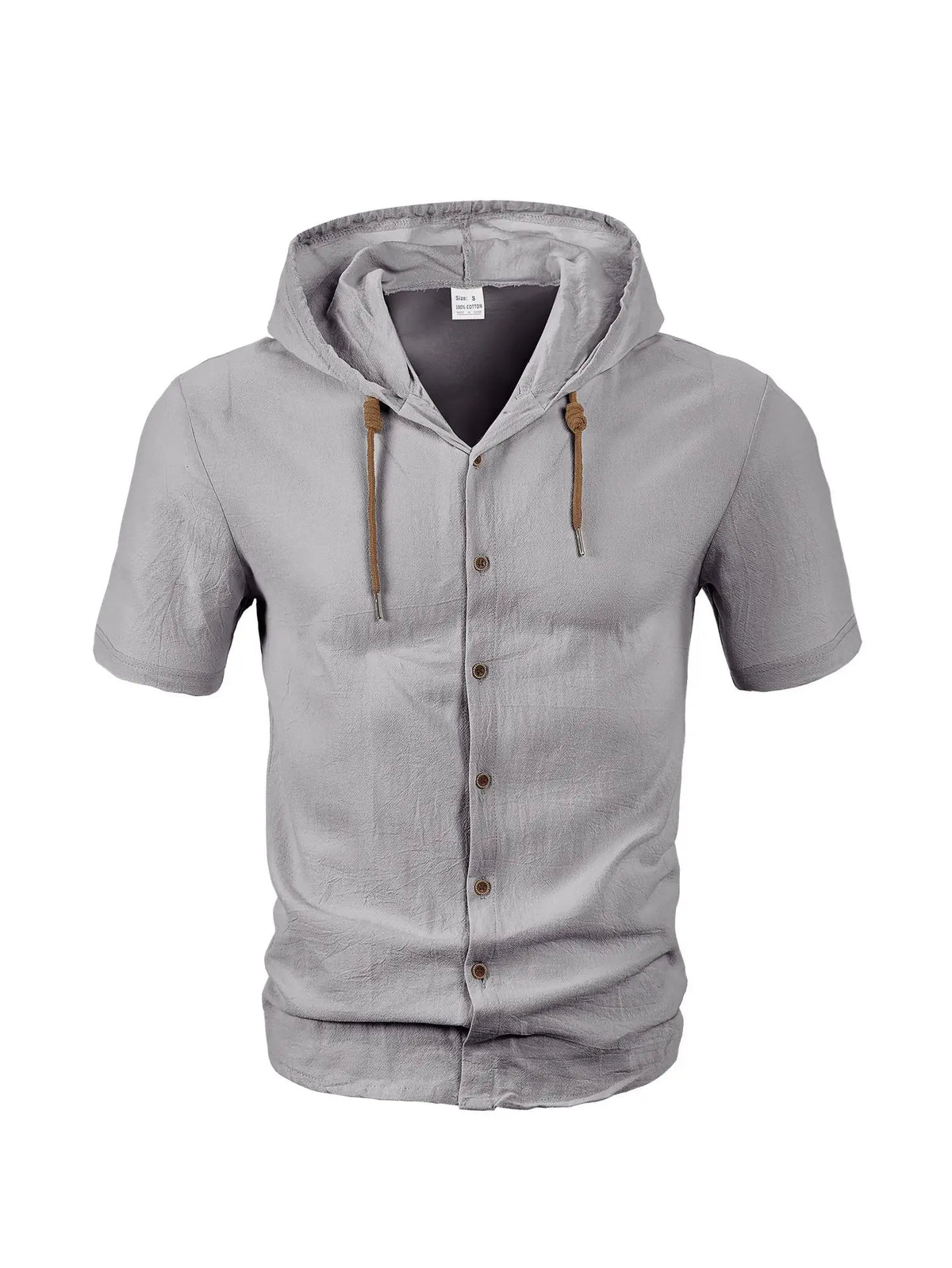 Herren Elegantes Leichtes Kapuzenhemd