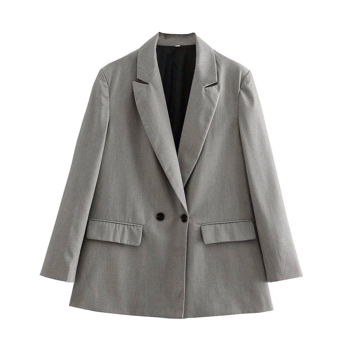 Zweireihiger Damen-Blazer mit Reverskragen