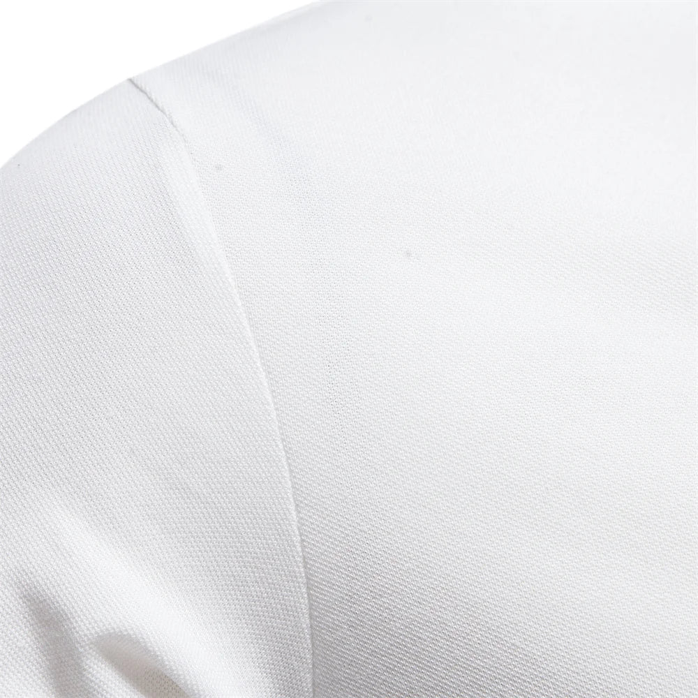 Herren Klassisches Poloshirt mit Knopfleiste