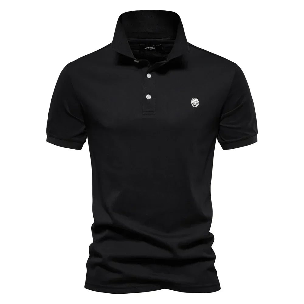 Herren Klassisches Polohemd mit Knopfleiste