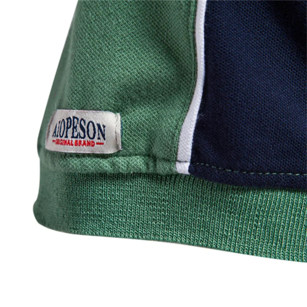 Herren Elegantes Klassisches Frühlings-Poloshirt