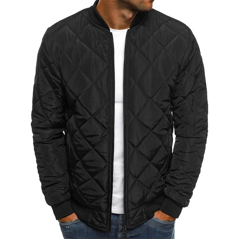 Herren Elegante Steppjacke aus Baumwolle