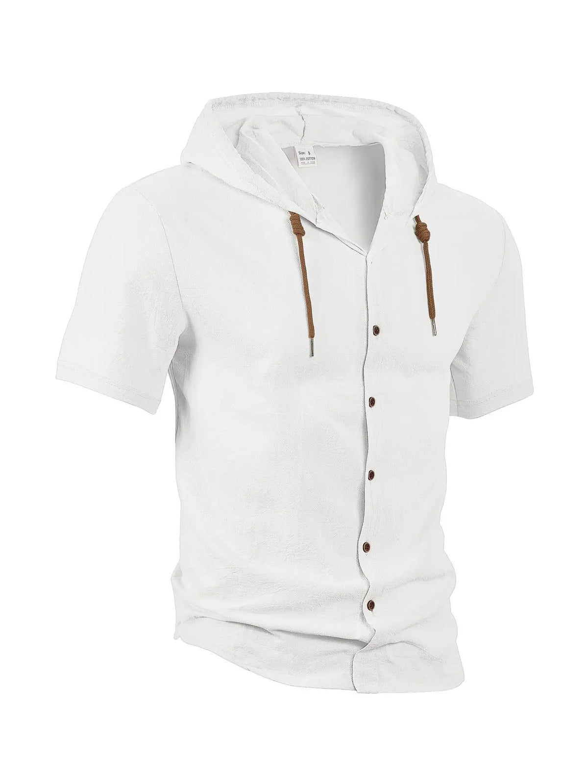 Herren Elegantes Leichtes Kapuzenhemd