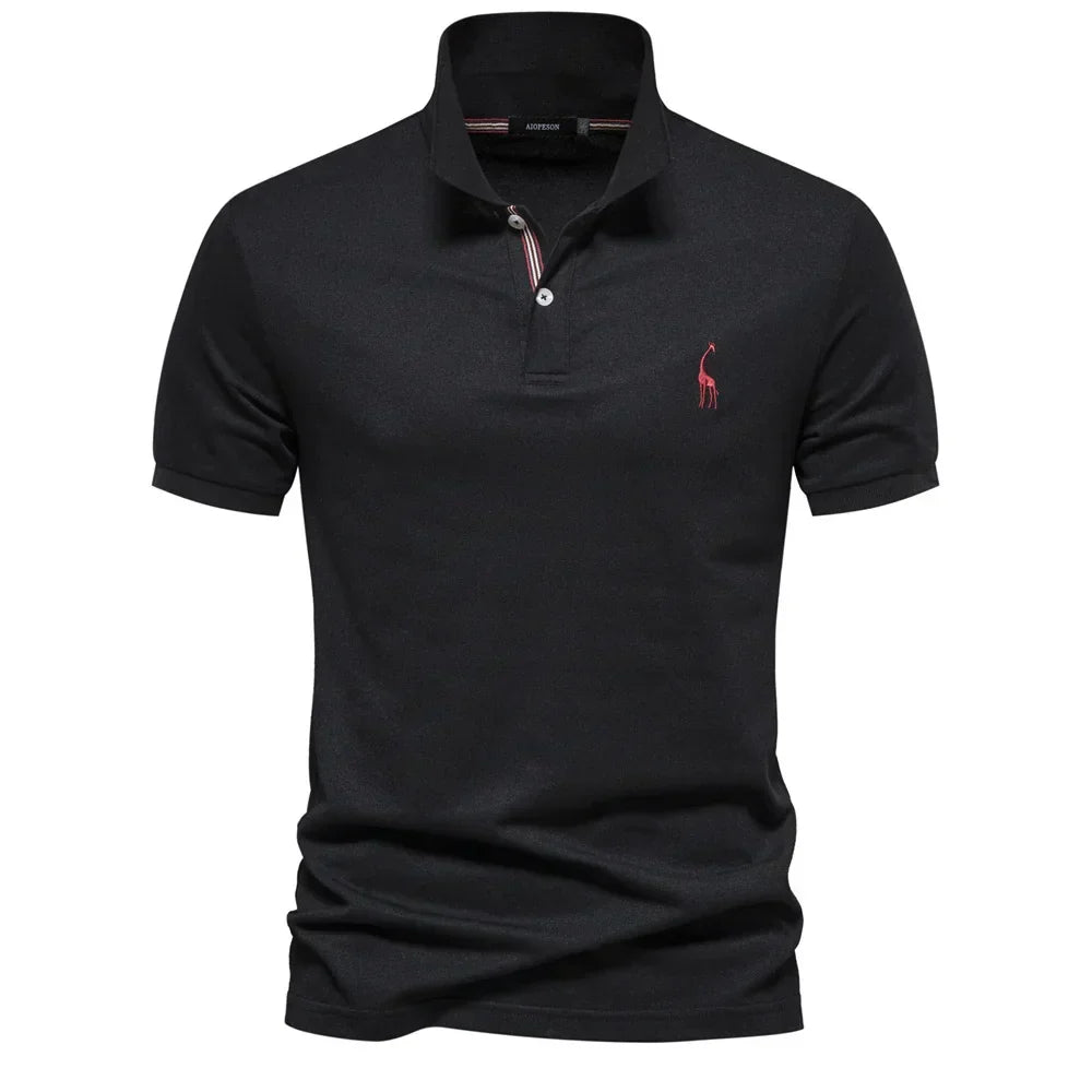 Herren Klassisches Poloshirt mit Knopfleiste