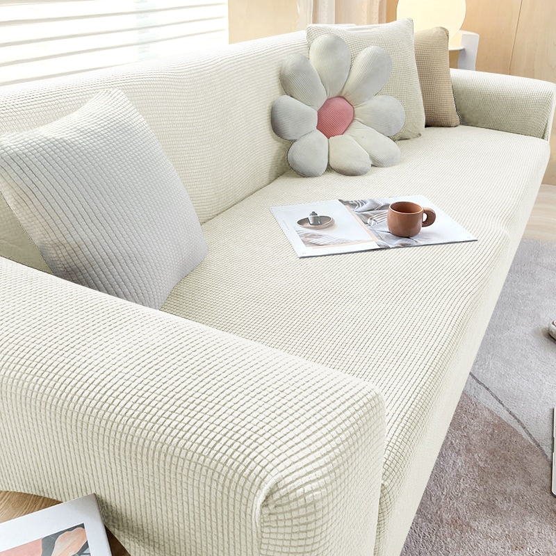 Regelbarer Sofaüberwurf mit Textur