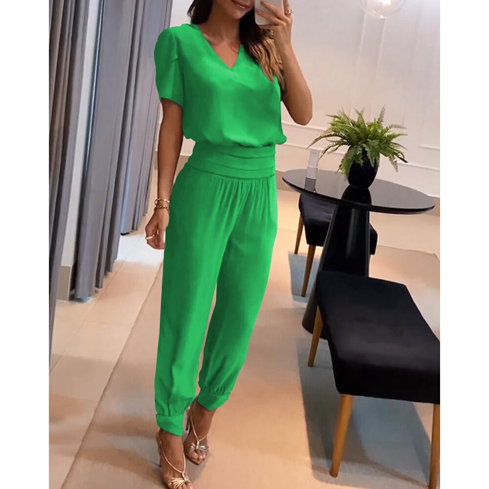 Elegantes bequemes 2-teiliges Damen-Set
