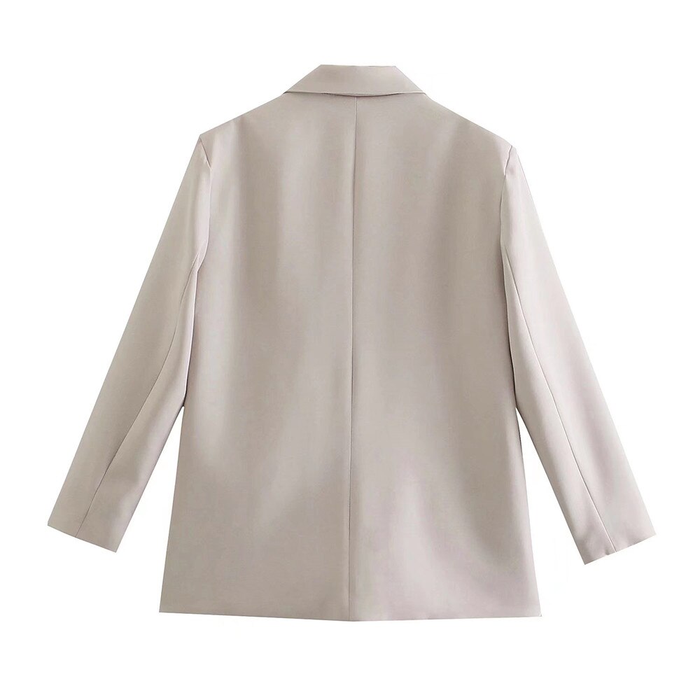 Zweireihiger Damen-Blazer mit Reverskragen