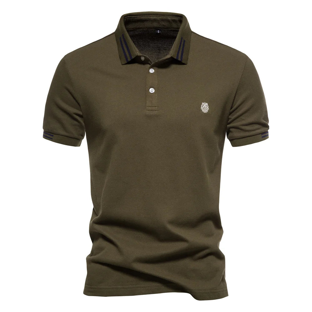 Herren Lässiges Klassisches Polohemd