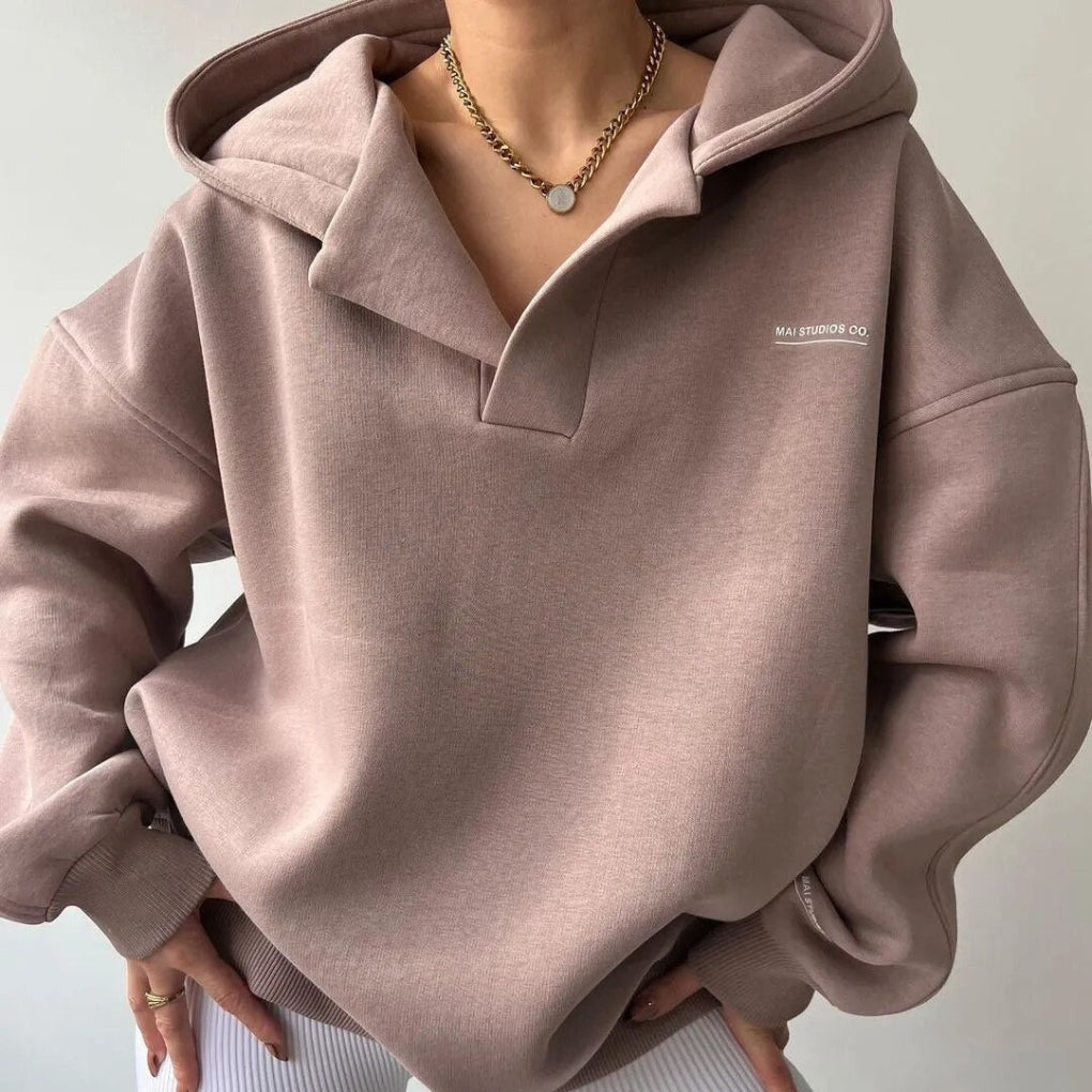 Moderner Damen Winter Hoodie