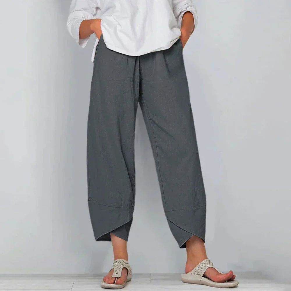 Damen Bequeme Weite Hose