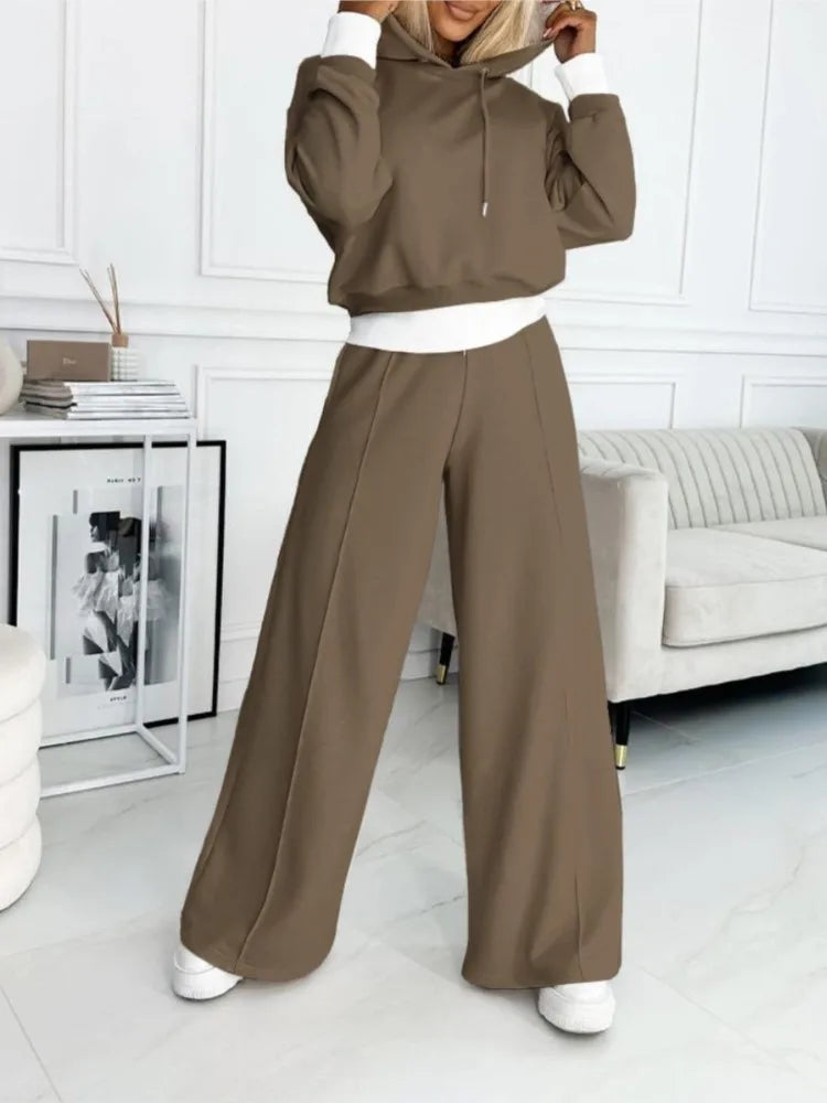 Stilvolle Zweiteilige Damen-Lounge- und Jogging-Set