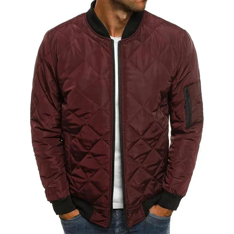 Herren Elegante Steppjacke aus Baumwolle