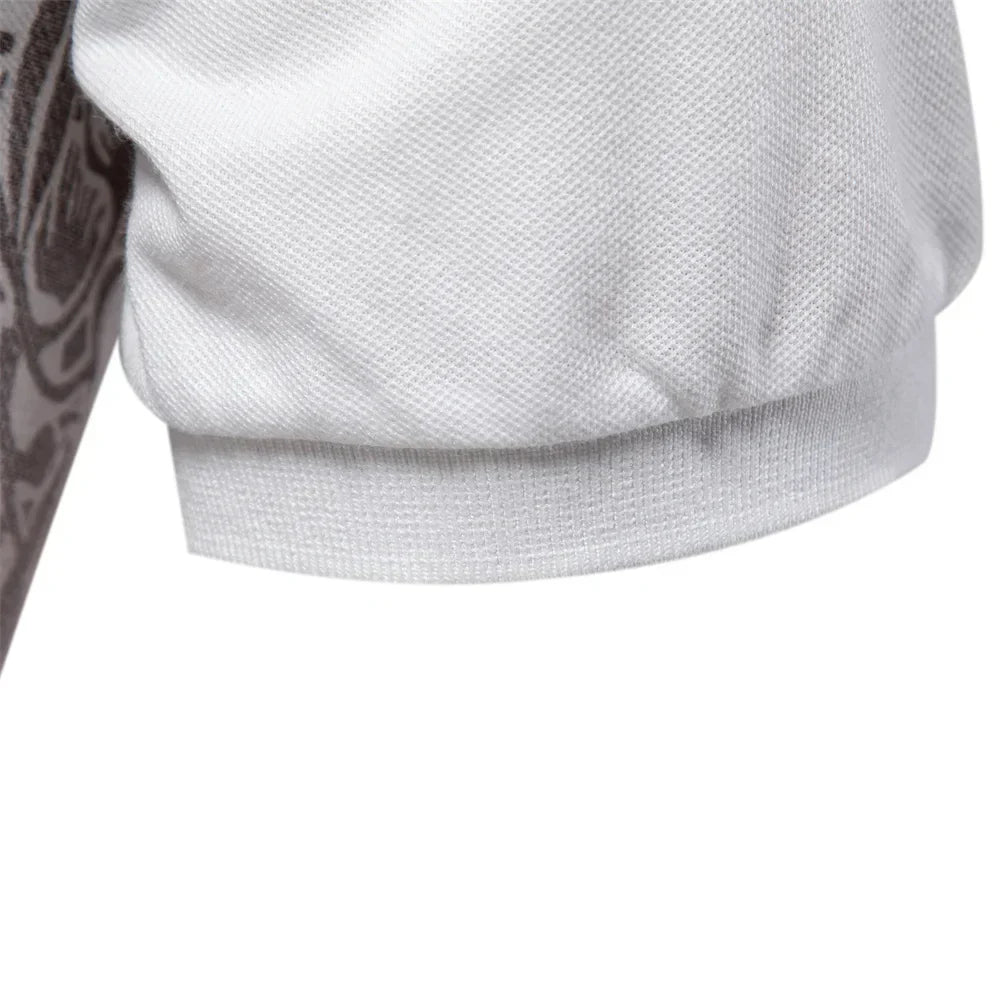 Herren Stilvolles Poloshirt mit Reißverschluss