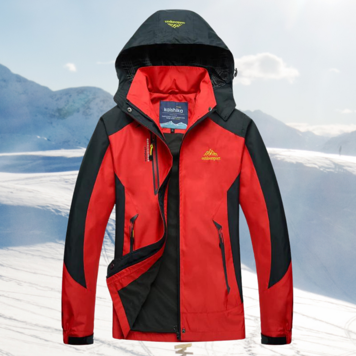 Wind- und wasserdichte Outdoorjacke für Damen