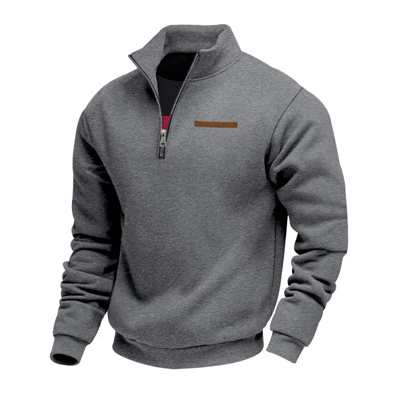 Herren Lässiges Sweatshirt mit Langarm