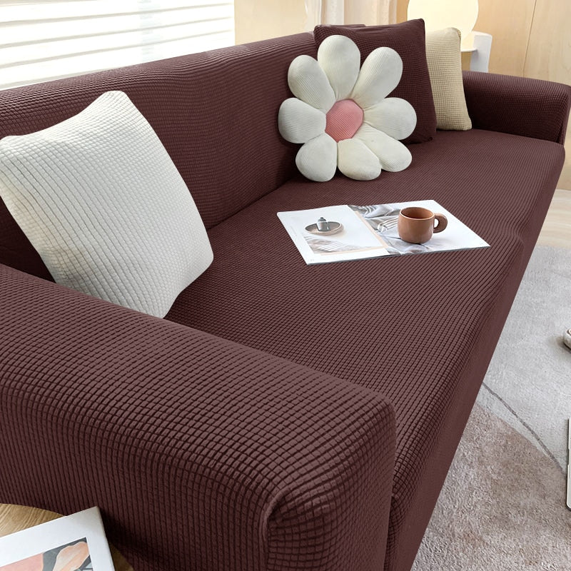 Regelbarer Sofaüberwurf mit Textur