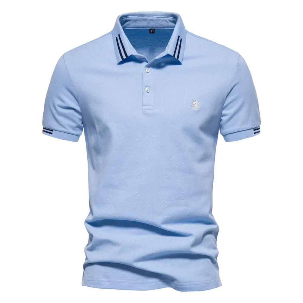 Herren Lässiges Klassisches Polohemd