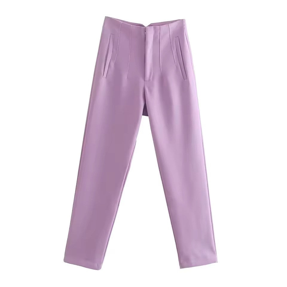 Damenhose mit Knitterfreiem Design