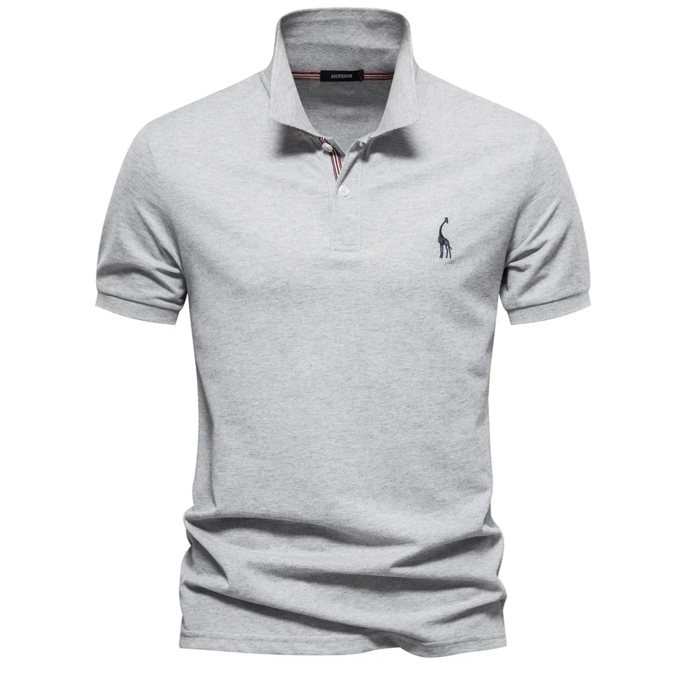 Herren Klassisches Poloshirt mit Knopfleiste