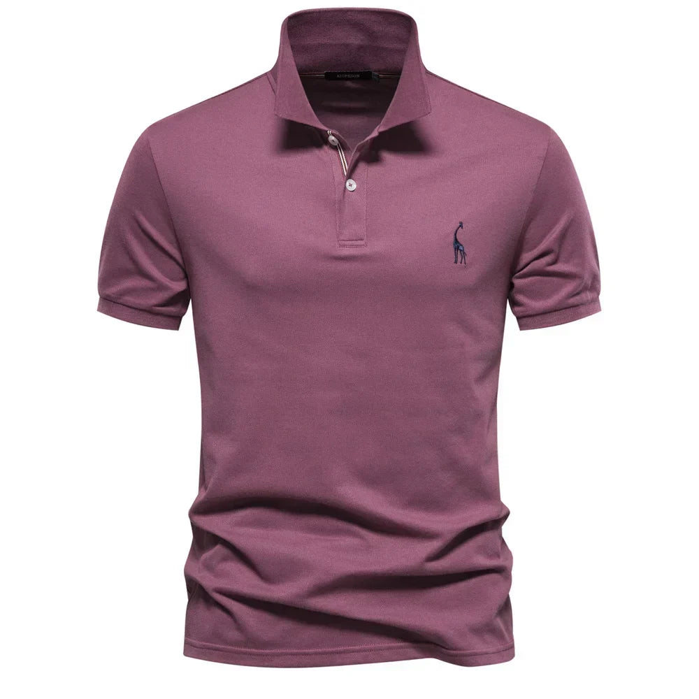 Herren Klassisches Poloshirt mit Knopfleiste
