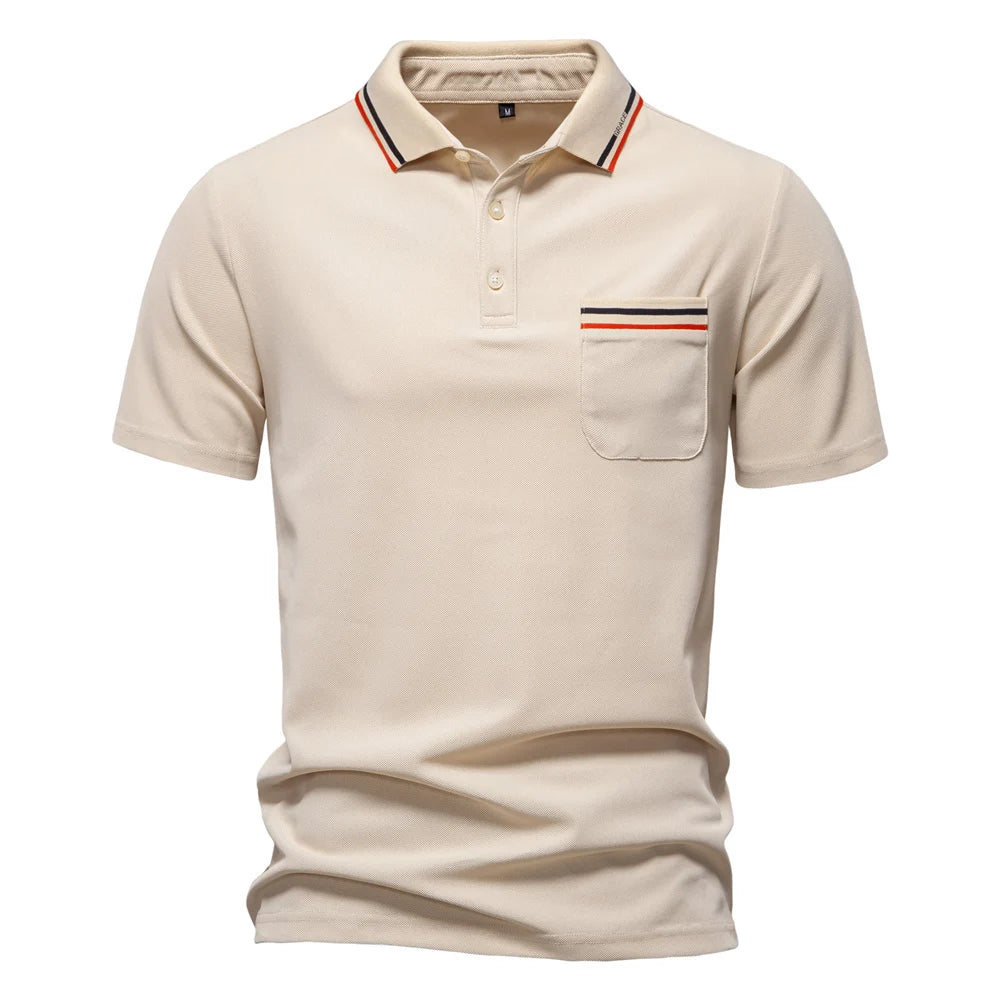 Herren Lässiges Klassisches Polohemd