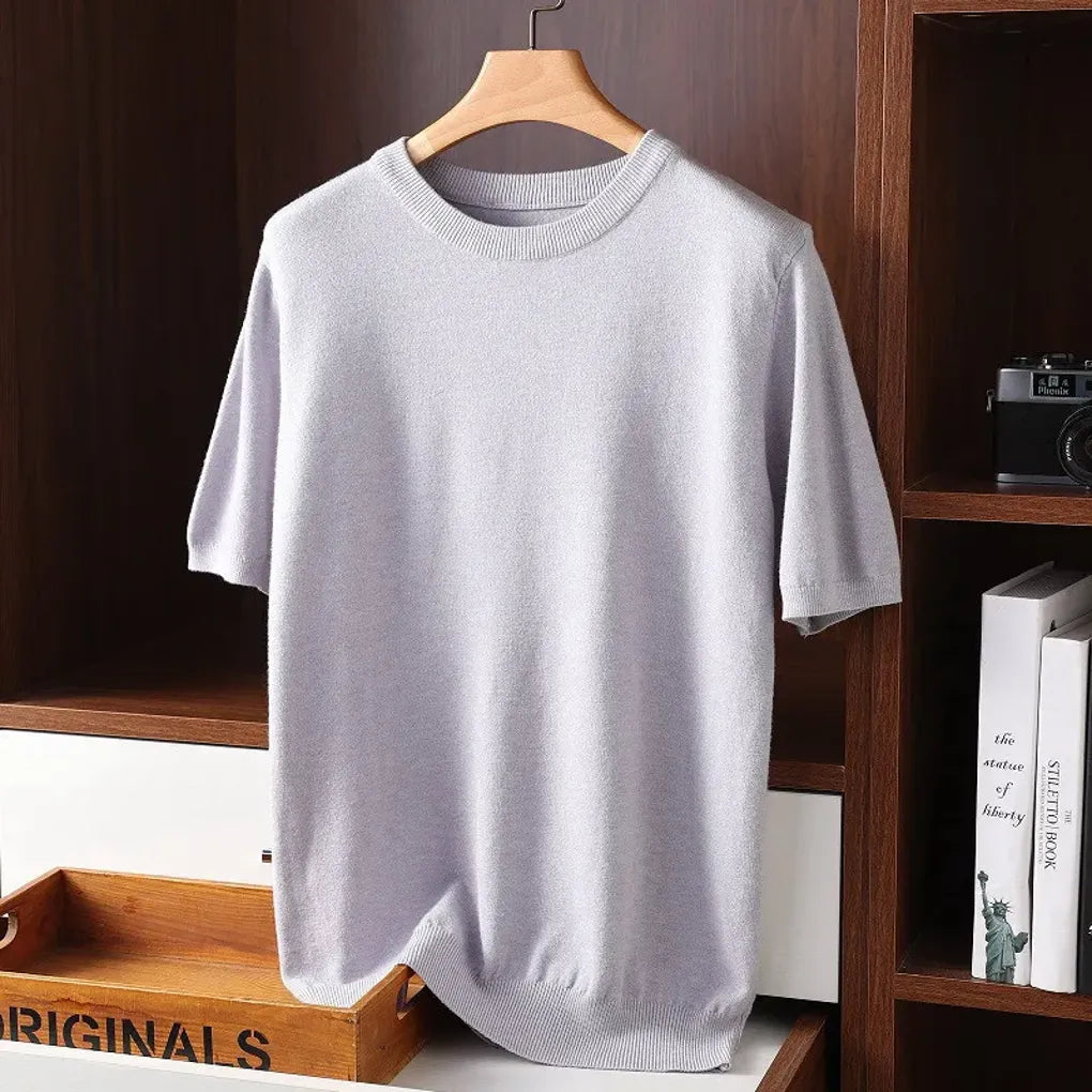 Men’s Round Neck T-Shirt – Elevated Basics for Everyday Wear